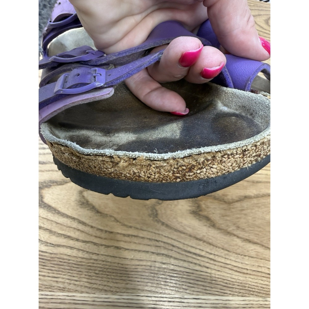 Birkenstock Papillio Florida Purple 3 Strap Back Strap Sandals Women's 9 EU 40 - Picture 7 of 10